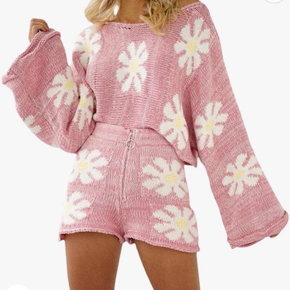 Pink Floral Set - Picture 1 of 3